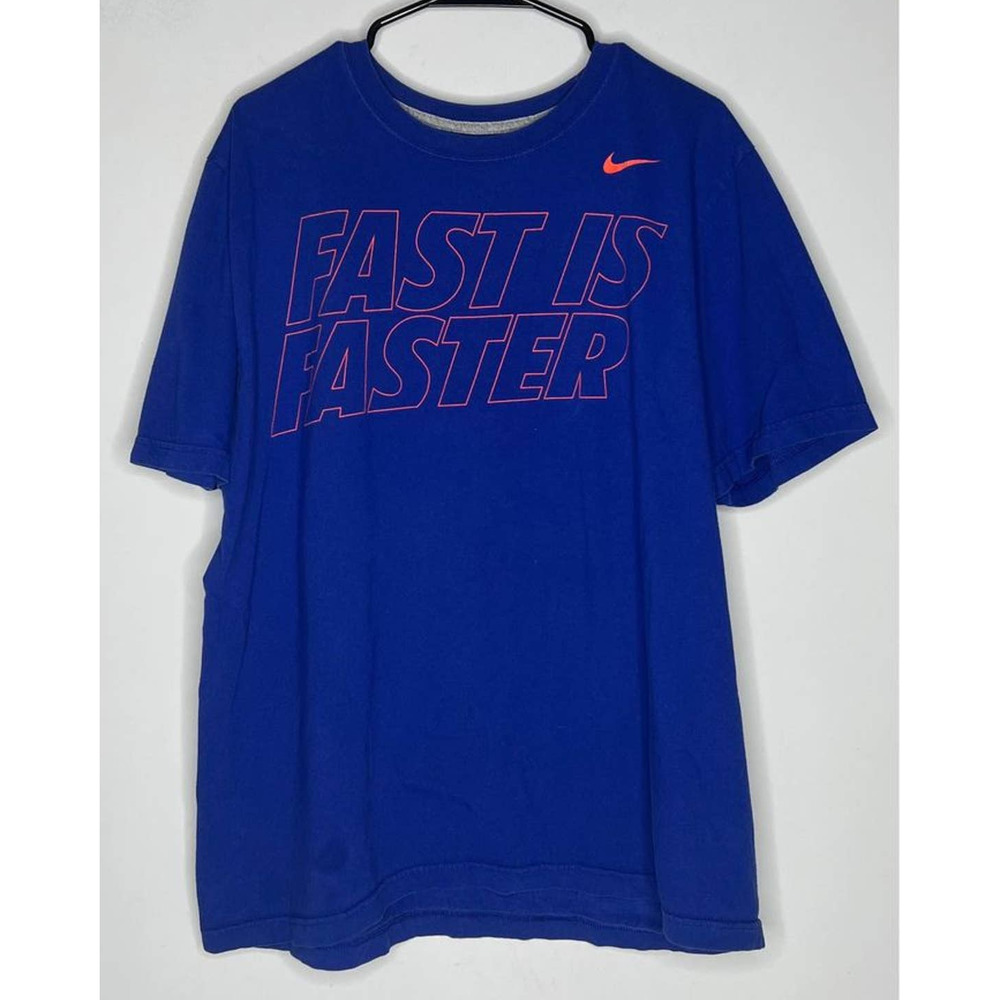 Nike Men's T-shirt Blue XL